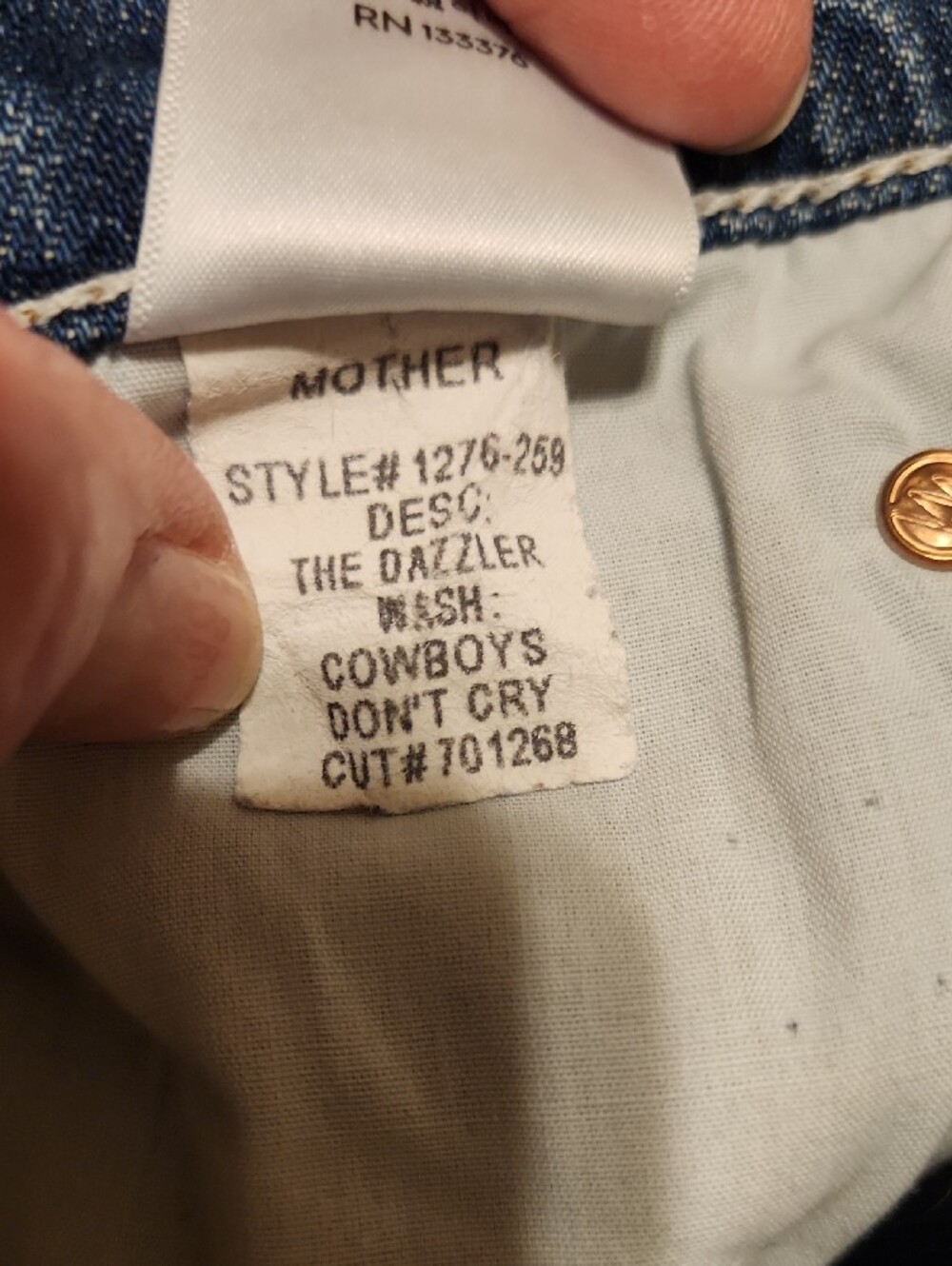 MOTHER Jeans "The Dazzler" Jeans, 33 - Picture 13 of 14